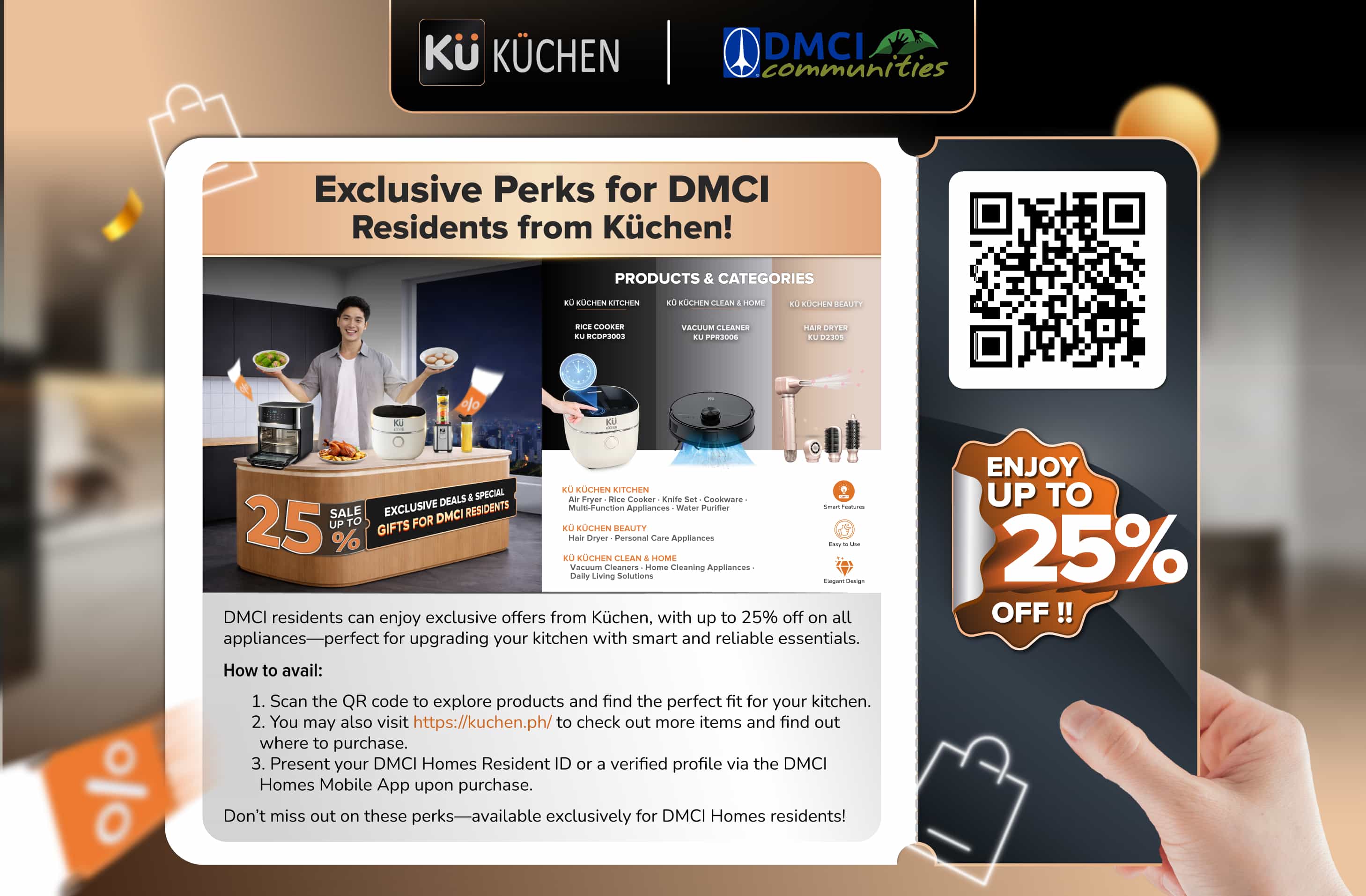 Exclusive Perks for DMCI Residents - PC